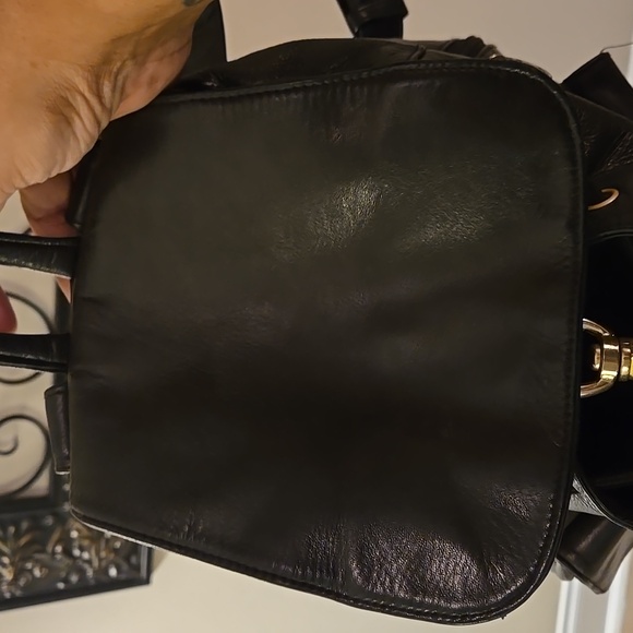 Gorgeous Dark Brown Drawstring Perlina Backpack - Picture 2 of 12